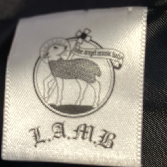 L.A.M.B. Gwen Stefani Made in JAPAN Wool Plaid Pencil Skirt 8 runs small (4 - 6) - Picture 4 of 16